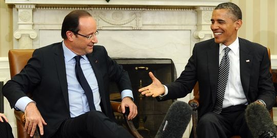 François Hollande a souligné la convergence des intérêts entre les Etats-Unis et la France et plaidé en faveur d'une politique de relance de la croissance. | AFP