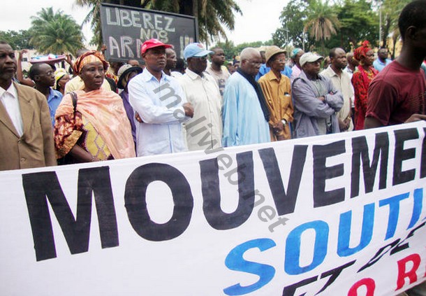 Marche de soutien du MP22 à l'armée e 18 septembre 2012