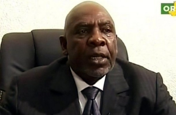 Un capture d'écran lors d'un discours de l'ex-Premier ministre malien Cheick Modibo Diarra, sur la télévision officielle malienne le 11 décembre 2012 © ORTM