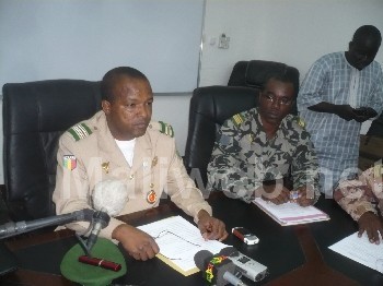 Colonel Diallo et le Commandant Soumare
