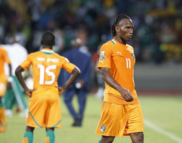 Didier Drogba quitte la CAN. Rustenburg aura été le cimetière des Eléphants
