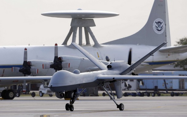 Un drone américain Predator sur une base au Pakistan (Eric Gay/AP/SIPA)