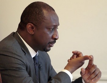 Le ministre des Affaires étrangères, Tienan Hubert Coulibaly