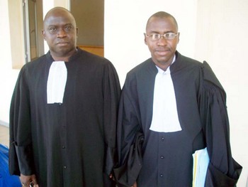 Me Boubacar A Touré et Boubacar Mallé