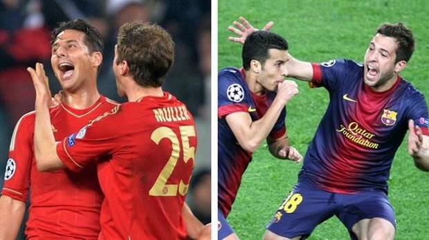 Eurosport - Bayern - Barca montage