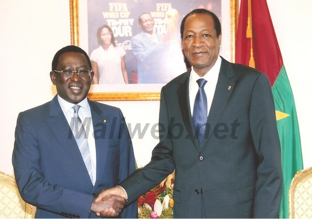 Soumaila Cissé et Blaise Compaoré