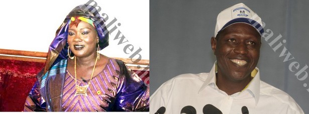 Mme Haïdara Aïchata Cissé dite Chato, Diané Hamed Semaga (D-G)
