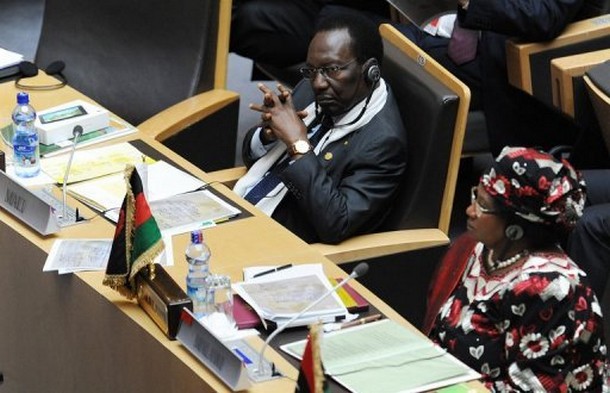 Le président malien de transition, Dioncounda Traoré, à Addis Abeba, le 25 mai 2013  © AFP