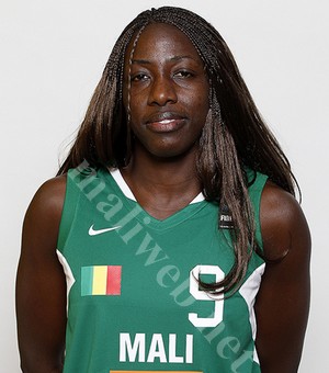 Hamchétou Maïga lors de l'Afro-basket