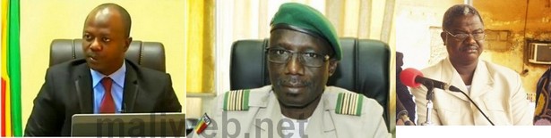 Les ministres Ibrahima Tolo, Yamoussa Camara, Tienan Coulibaly