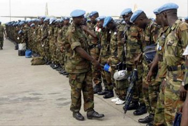 Un contingent de la Misma au Mali.