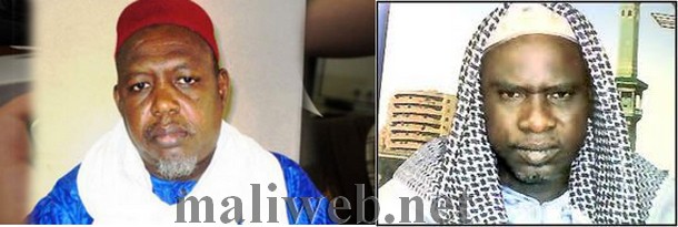 Mahmoud Dicko, Chérif Madani Haïdara (G-D)