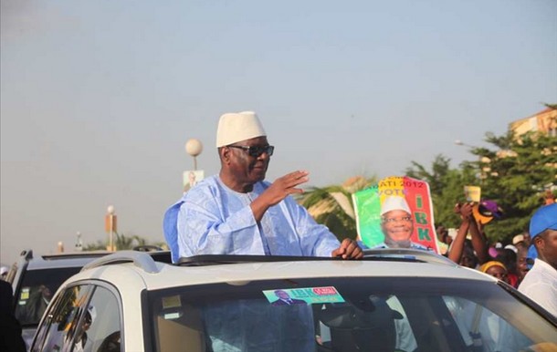 Election présidentielle : Le candidat Ibrahim Boubacar Keita (IBK) en campagne à ACI 2000