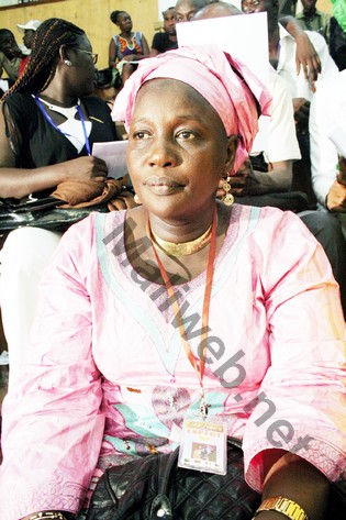 Mme Kadidia Toumagnon chargée de l’organisation du concours au Mali.