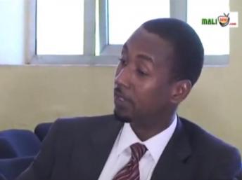 Alhousseini Maïga, candidat du Parti pour une nouvelle Afrique.