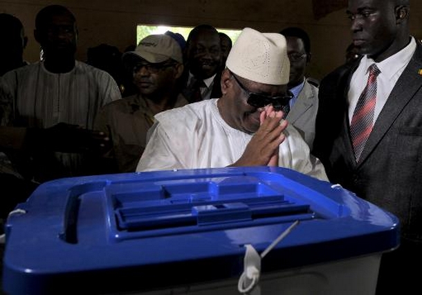 L'ancien Premier ministre Ibrahim Boubacar Keïta à Bamako, le 11 août 2013 © AFP