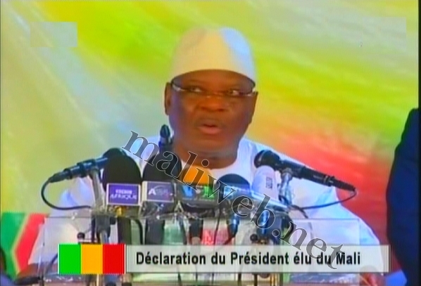 Ibrahim Boubacar Kéita, le 28 Août 2013 (capture d'écran Africable)