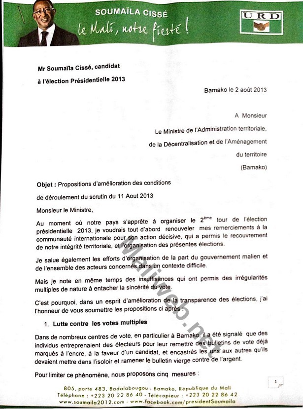 lettre 1 X