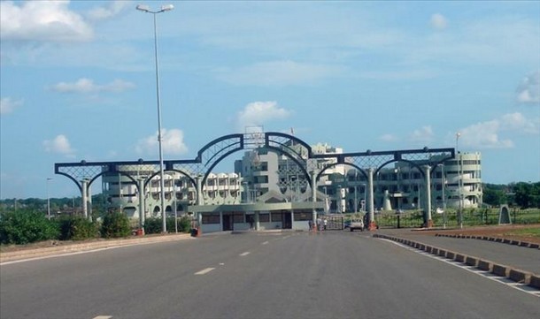 Vue de la présidence du Burkina Faso