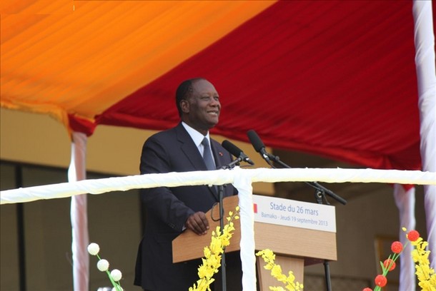 Festivités marquant l`Investiture du Président IBK, Alassane Ouattara se prononce 