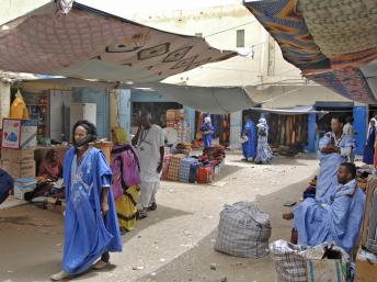 Marché de Nouakchott, capitale de la Mauritanie. Getty