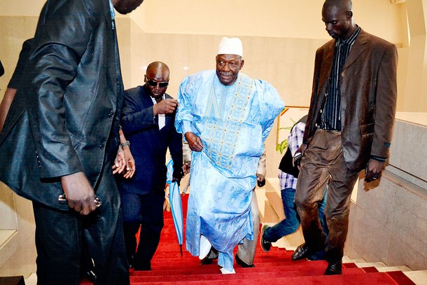 L’ex-président Moussa Traoré à la cérémonie d’investiture d’IBK, en septembre 2013