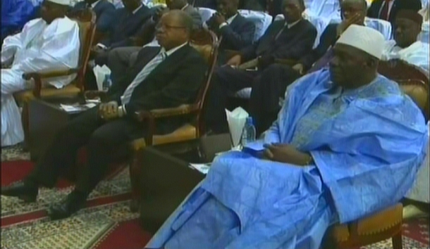 Le général Moussa Traoré lors de la cérémonie d'investiture de IBK au CICB (Photo maliweb.net)