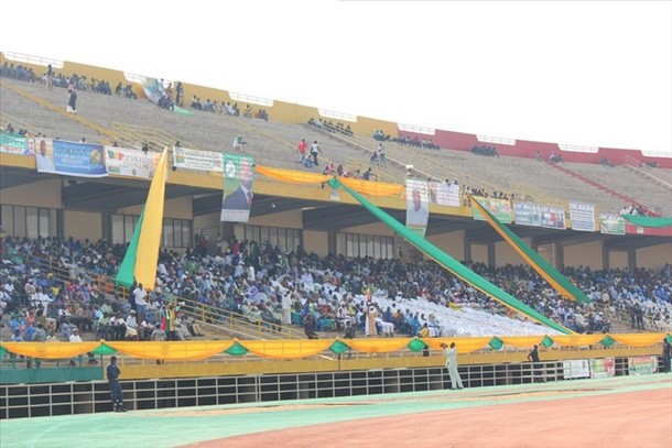 Cérémonie d'investiture du président Ibrahim Boubacar Keita, Ambiance au stade du 26 mars de Bamako