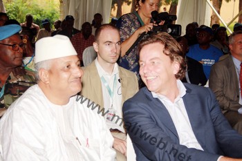 Le ministre des affaires étrangères du Mali et le chef de la Minusma