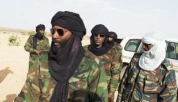 Des anciens "Touaregs de Kaddafi". © Baba Ahmed pour J.A.