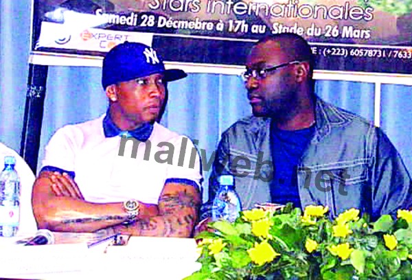 Patrick MBoma et El Hadj Diouf