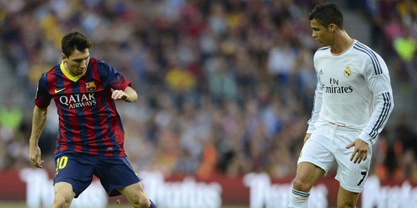 Leo Messi et Cristiano Ronaldo (JAVIER SORIANO / AFP)