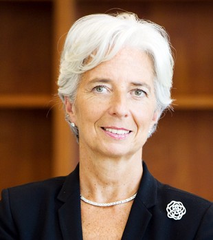 La Directrice générale du FMI, Christine Lagarde 