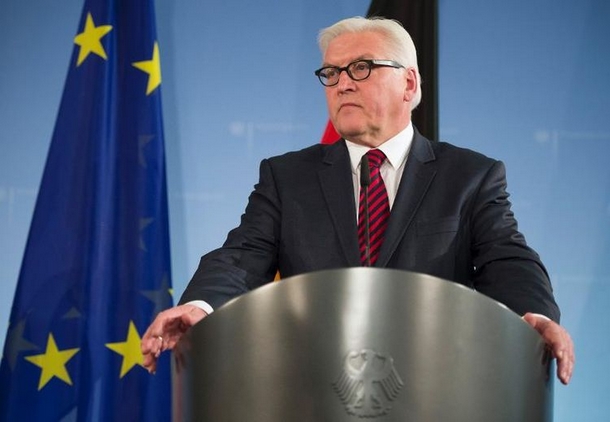 Le ministre allemand des Affaires étrangères Frank-Walter Steinmeier à Berlin le 15 janvier 2014 (Photo Odd Andersen. AFP) 