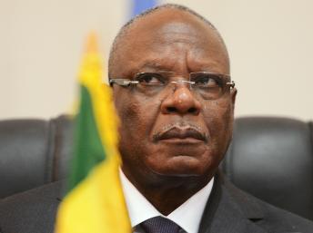 Ibrahim Boubacar Keïta, le 5 novembre à Bamako. AFP