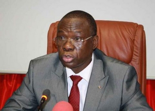Le Premier ministre burkinabè, Beyon Luc Adolphe Tiao.