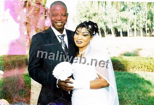 L'adjudant N'Gany Fadiga et son épouse Assa Guindo