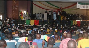 Le président Ibrahim Boubacar Keïta rentre la diapora à Yamoussokro