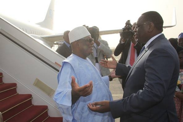 L'arrivée du Président IBK à Dakar