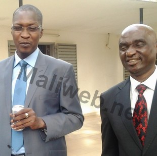 Le ministre des sports et le président du CNOS, Habib Sissoko