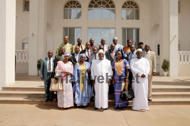 Le président de la République, IBK hier avec le ministre de la Justice et les magistrats