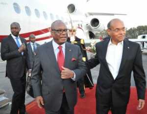Le président malien Ibrahim Boubacar Keïta et son homologue tunisien Mohamed Moncef Marzouki La Tunisie soutient le Mali dans sa lutte contre le terrorisme (président tunisien)