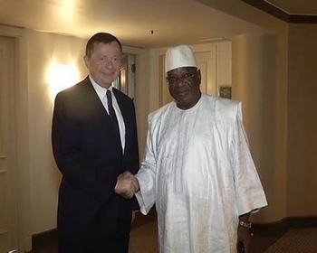 Le Président IBK reçoit Elston BIRD, ancien membre du Congrès américain