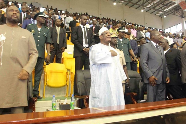 Finales Dames et Hommes de la Coupe du Mali : le President IBK satisfait de la facture du spectacle