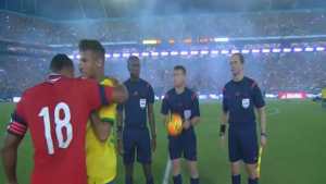 La classe de Neymar face à son bourreau (video)