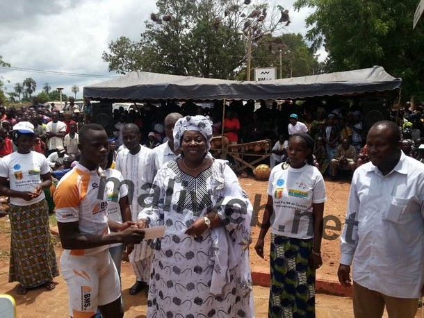 1ère édition du Grand prix IBK de cyclisme  à Koutiala : Yacouba Togola termine en tête du peloton  