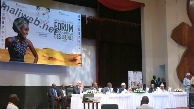 IBK hier lors du forum international des jeunes