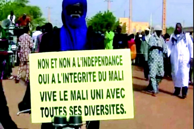 Grande Marche de protestation à Gao : La cité des Askia dit non au fédéralisme, à l’autonomie et à l’indépendance du nord
