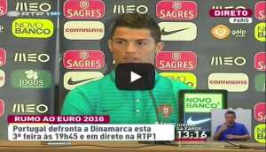 Cristiano Ronaldo envoie balader une journaliste (video)