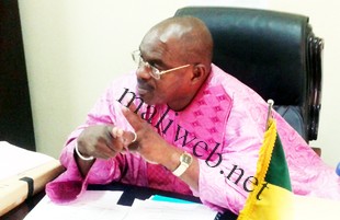 Le procureur de la commune I du district de Bamako, Cheick Amadou Koïta face à la presse